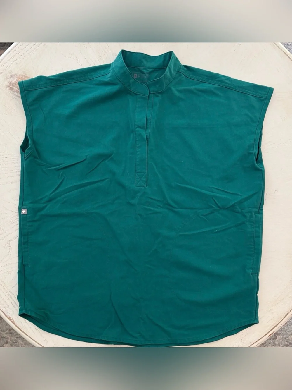 FIGS green XS scrubs set nursing medical uniform shirt pants - Picture 2 of 10